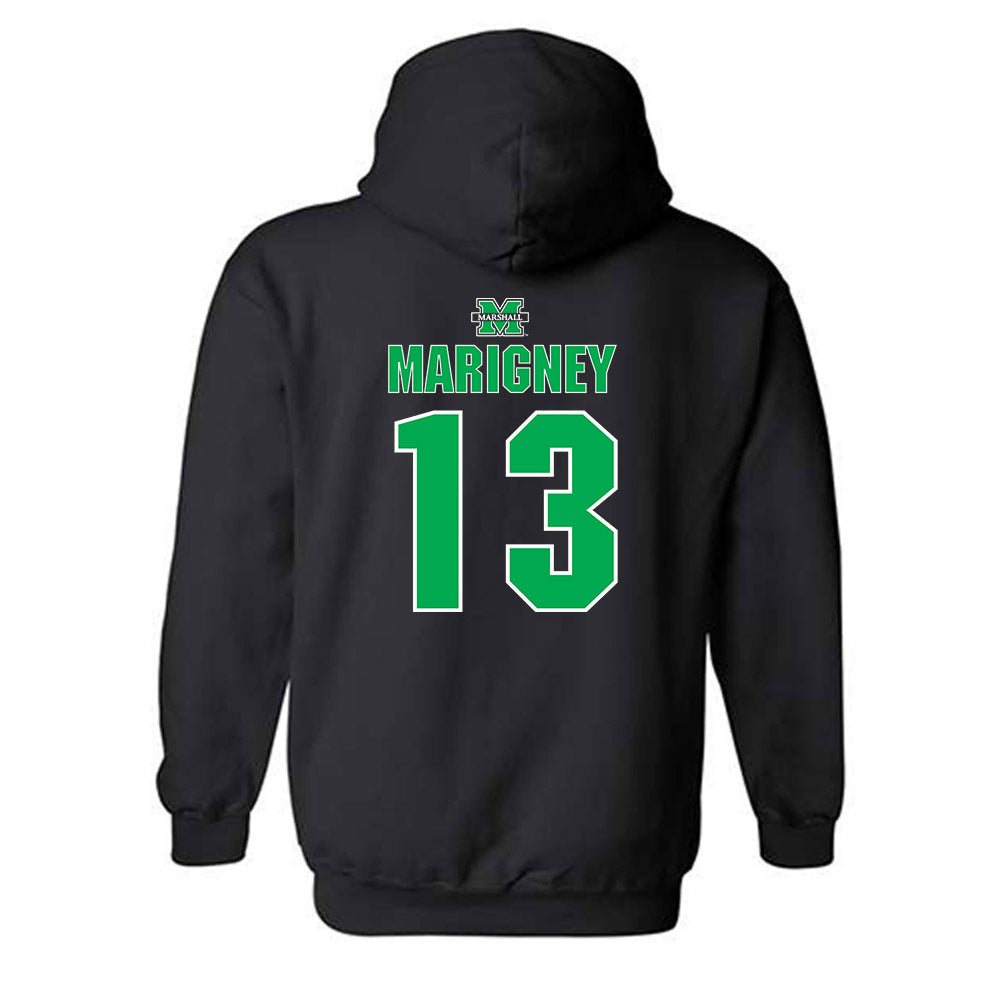 Marshall - NCAA Women's Basketball : Leyocha Somone Marigney - Sports Shersey Hooded Sweatshirt