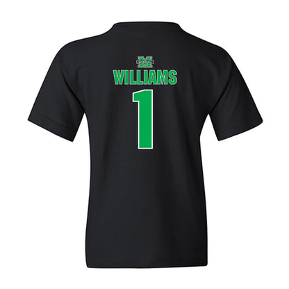 Marshall - NCAA Women's Basketball : TreShondra Williams - Sports Shersey Youth T-Shirt-1