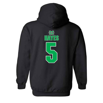 Marshall - NCAA Women's Basketball : Alasia Hayes - Hooded Sweatshirt Sports Shersey