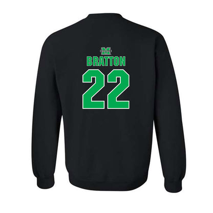 Marshall - NCAA Women's Basketball : Emily Bratton - Sports Shersey Crewneck Sweatshirt-1