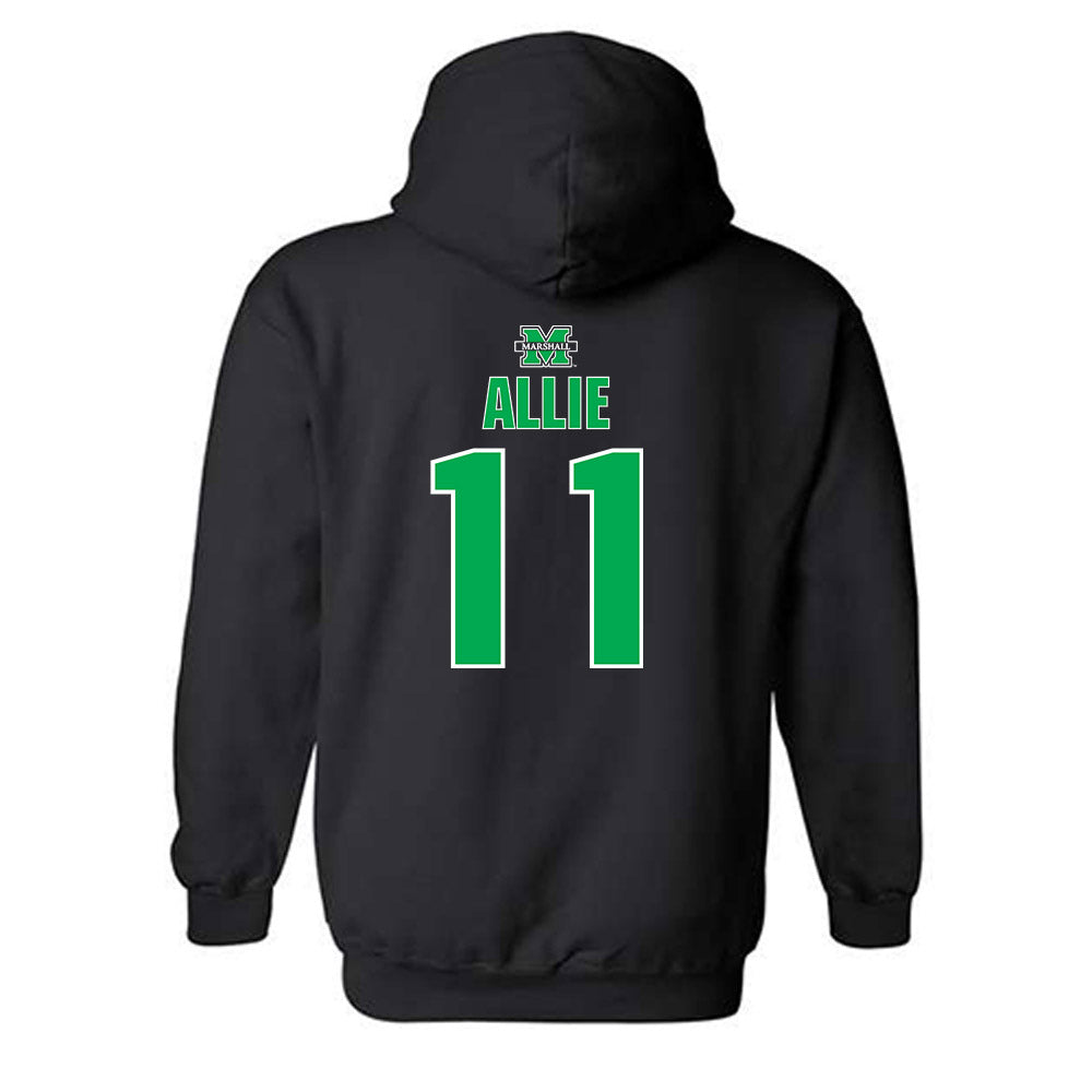 Marshall - NCAA Women's Basketball : Jayda Allie - Hooded Sweatshirt Sports Shersey