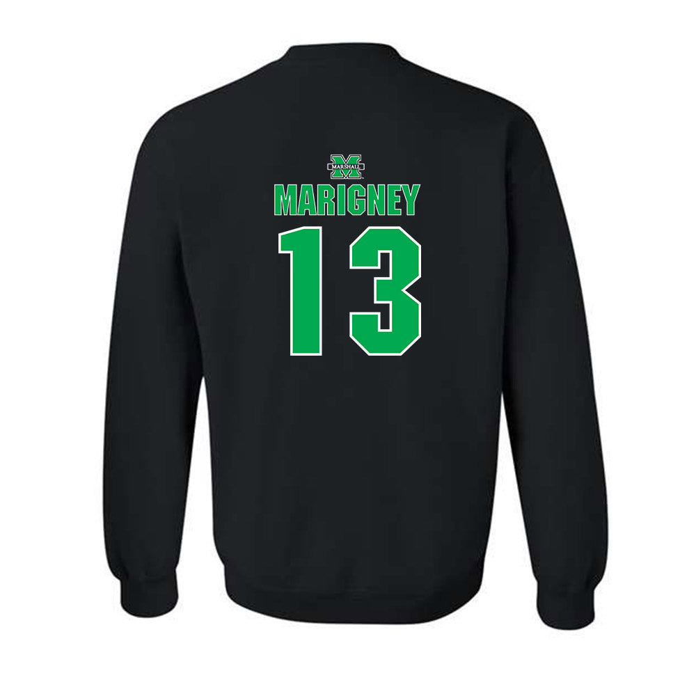 Marshall - NCAA Women's Basketball : Leyocha Somone Marigney - Sports Shersey Crewneck Sweatshirt