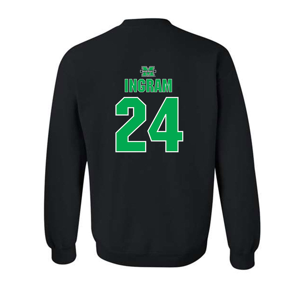 Marshall - NCAA Women's Basketball : Kassie Ingram - Sports Shersey Crewneck Sweatshirt