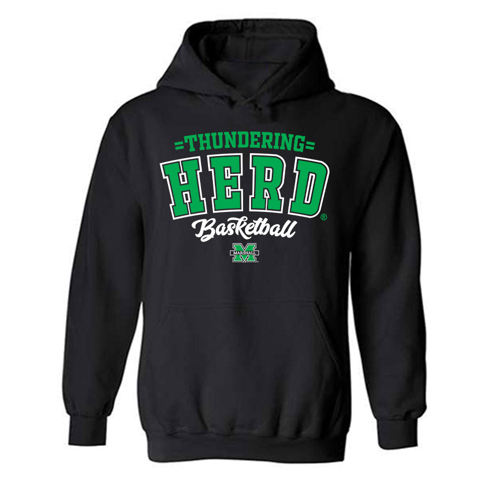 Marshall - NCAA Women's Basketball : Zenthia Stowers - Sports Shersey Hooded Sweatshirt-0