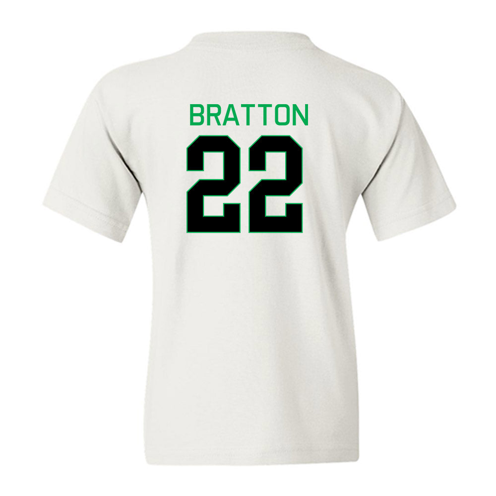 Marshall - NCAA Women's Basketball : Emily Bratton - Sports Shersey Youth T-Shirt-1