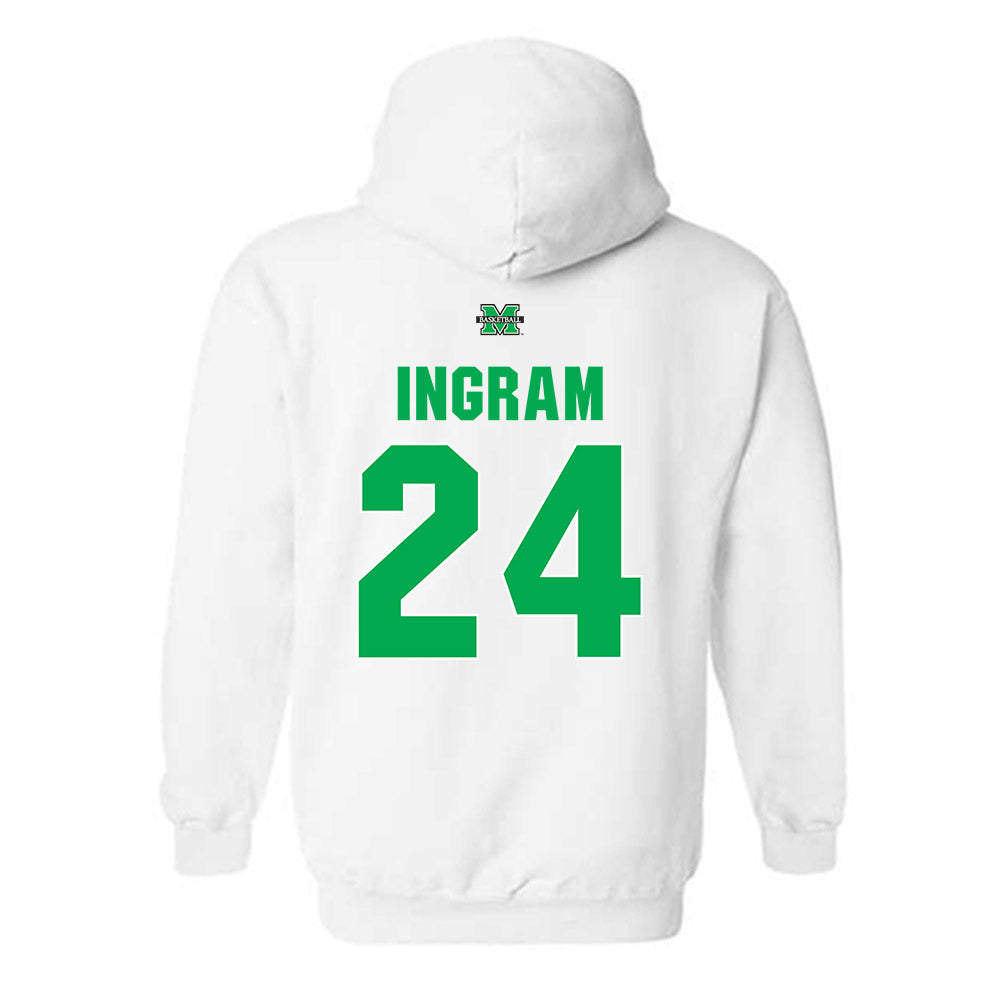 Marshall - NCAA Women's Basketball : Kassie Ingram - Sports Shersey Hooded Sweatshirt