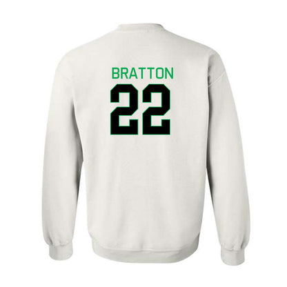 Marshall - NCAA Women's Basketball : Emily Bratton - Sports Shersey Crewneck Sweatshirt-1