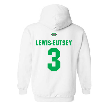 Marshall - NCAA Women's Basketball : Timaya Lewis-Eutsey - Sports Shersey Hooded Sweatshirt-1