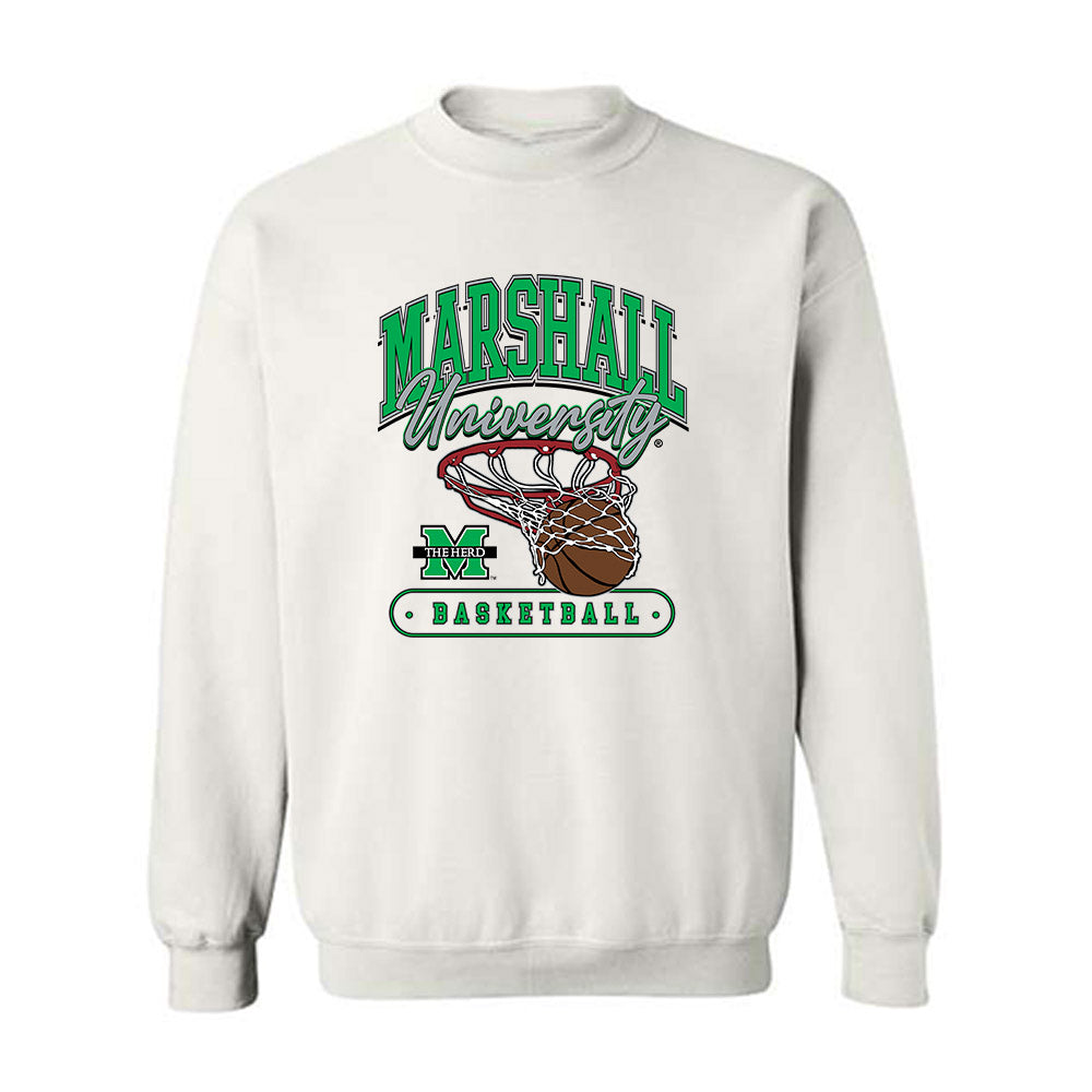 Marshall - NCAA Women's Basketball : Emari Doby - Sports Shersey Crewneck Sweatshirt-0