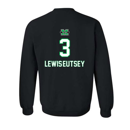 Marshall - NCAA Women's Basketball : Timaya Lewis-Eutsey - Generic Shersey Crewneck Sweatshirt-1