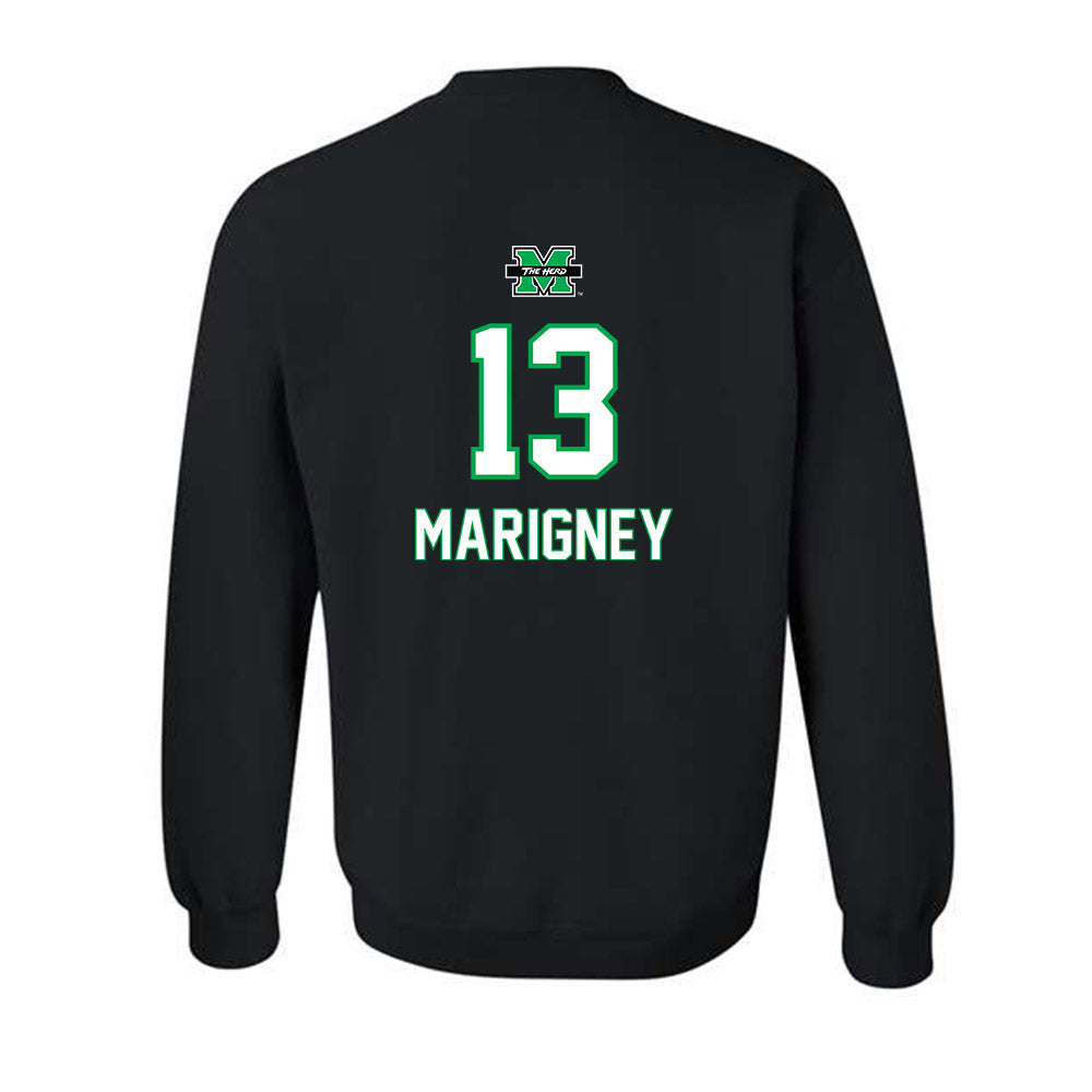 Marshall - NCAA Women's Basketball : Leyocha Somone Marigney - Generic Shersey Crewneck Sweatshirt