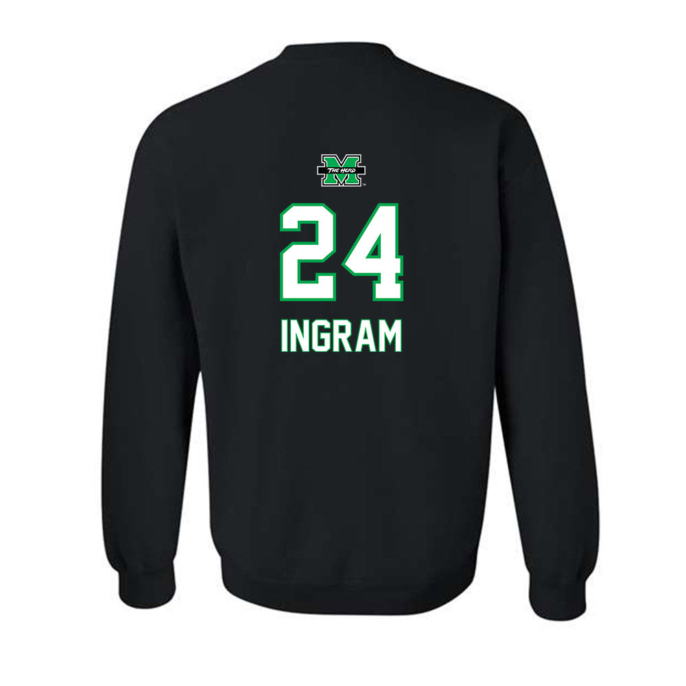 Marshall - NCAA Women's Basketball : Kassie Ingram - Generic Shersey Crewneck Sweatshirt