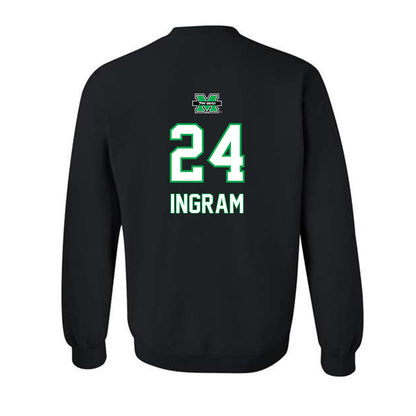 Marshall - NCAA Women's Basketball : Kassie Ingram - Generic Shersey Crewneck Sweatshirt