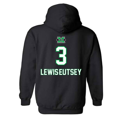Marshall - NCAA Women's Basketball : Timaya Lewis-Eutsey - Generic Shersey Hooded Sweatshirt-1