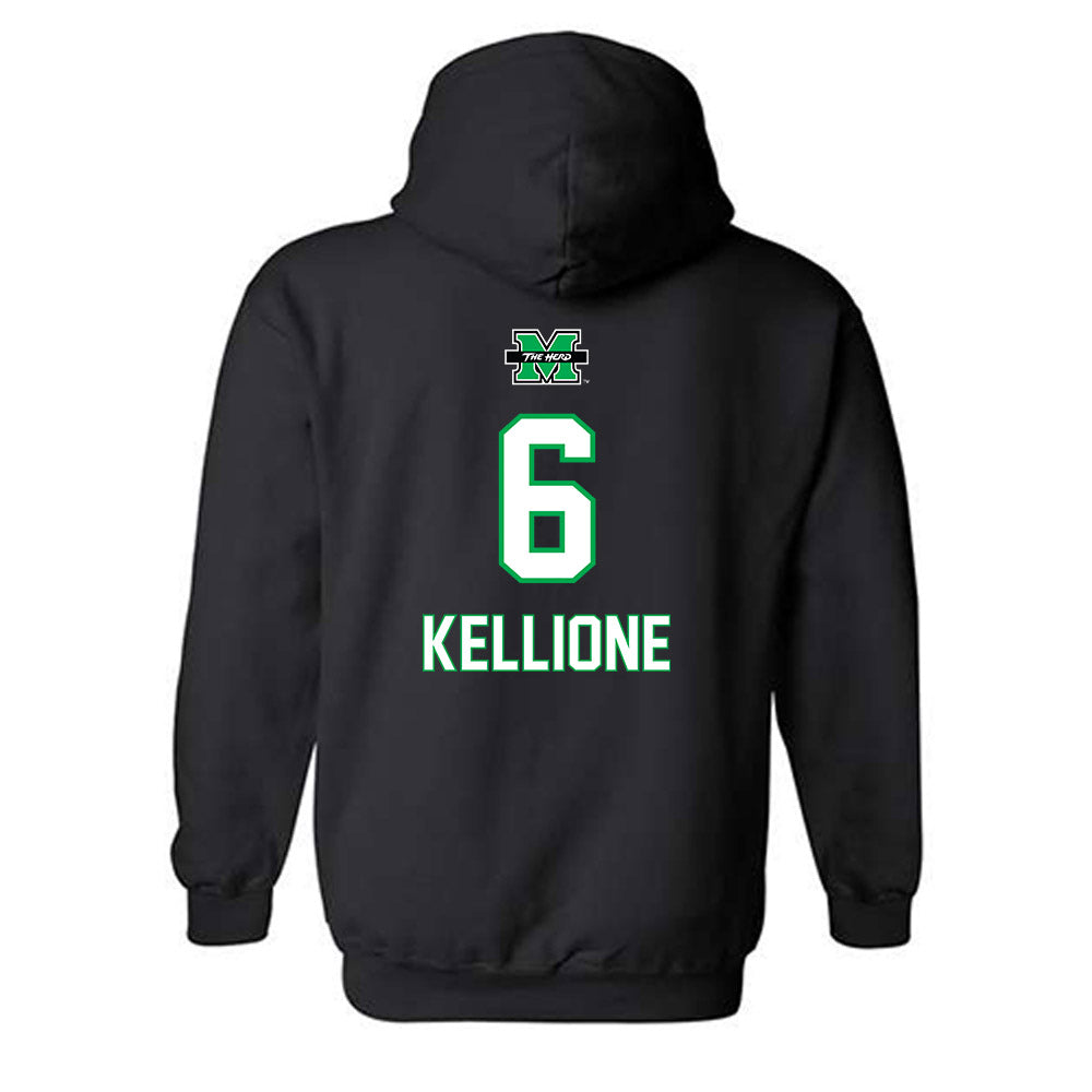 Marshall - NCAA Women's Basketball : Madison Kellione - Generic Shersey Hooded Sweatshirt