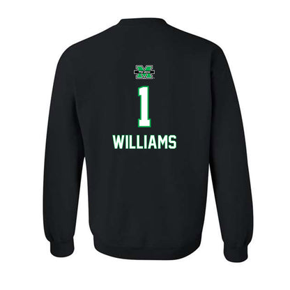 Marshall - NCAA Women's Basketball : TreShondra Williams - Generic Shersey Crewneck Sweatshirt-1