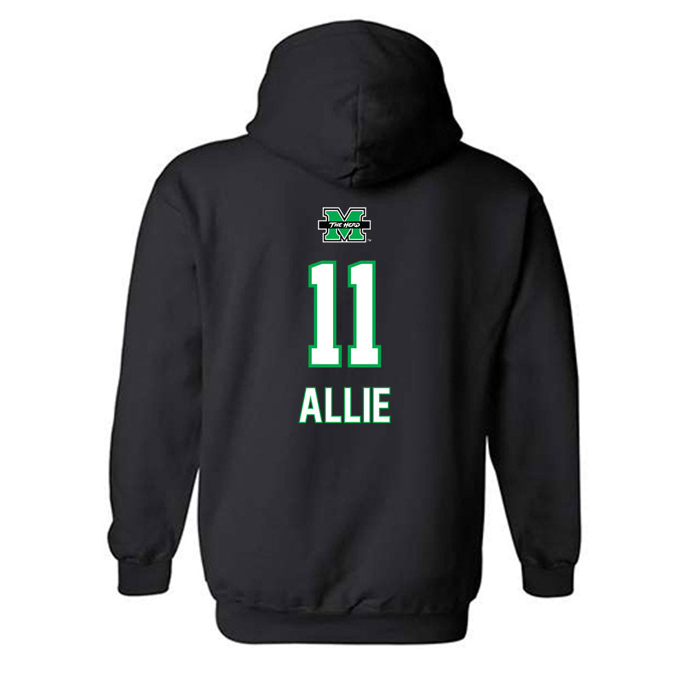 Marshall - NCAA Women's Basketball : Jayda Allie - Hooded Sweatshirt Sports Shersey