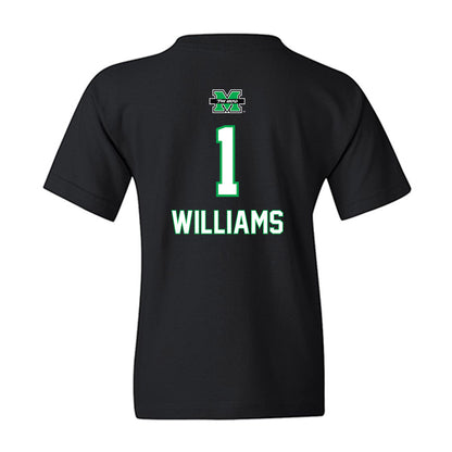 Marshall - NCAA Women's Basketball : TreShondra Williams - Generic Shersey Youth T-Shirt-1