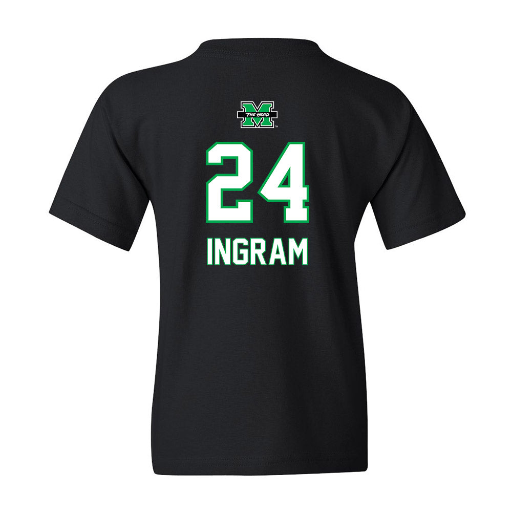 Marshall - NCAA Women's Basketball : Kassie Ingram - Generic Shersey Youth T-Shirt