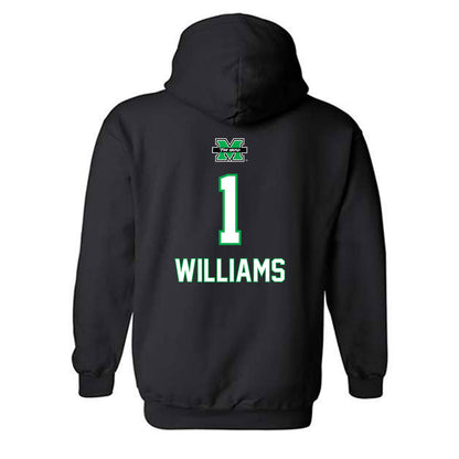 Marshall - NCAA Women's Basketball : TreShondra Williams - Generic Shersey Hooded Sweatshirt-1