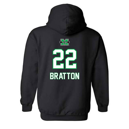 Marshall - NCAA Women's Basketball : Emily Bratton - Generic Shersey Hooded Sweatshirt-1