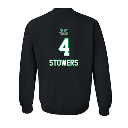 Marshall - NCAA Women's Basketball : Zenthia Stowers - Generic Shersey Crewneck Sweatshirt-1
