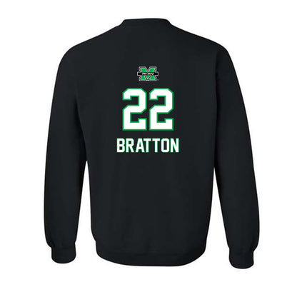 Marshall - NCAA Women's Basketball : Emily Bratton - Generic Shersey Crewneck Sweatshirt-1