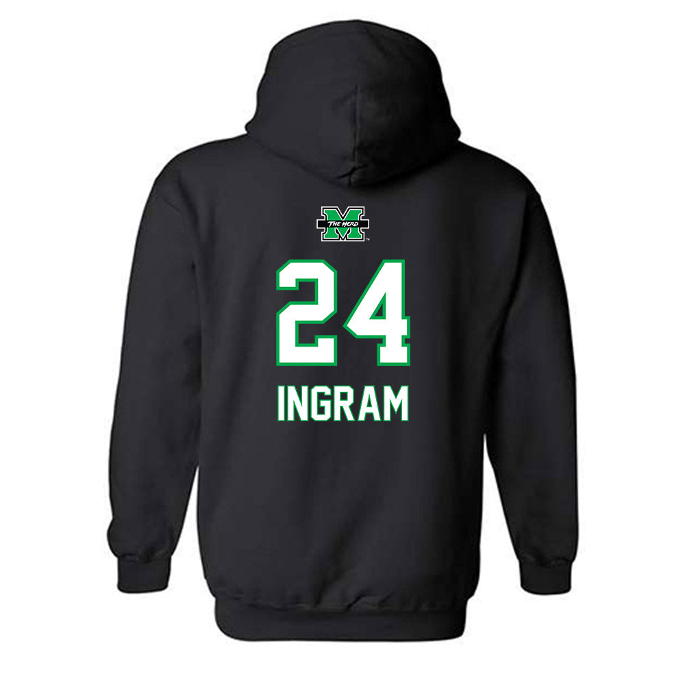 Marshall - NCAA Women's Basketball : Kassie Ingram - Generic Shersey Hooded Sweatshirt