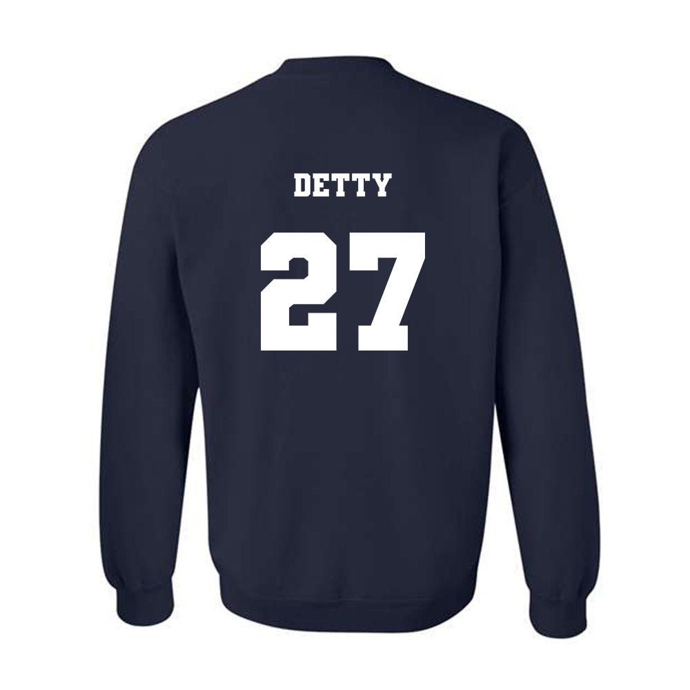 Xavier - NCAA Men's Soccer : Ely Detty - Generic Shersey Crewneck Sweatshirt-1