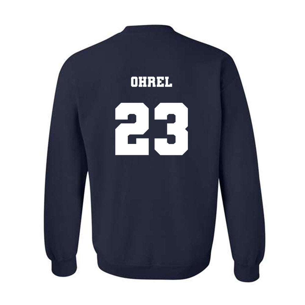 Xavier - NCAA Women's Lacrosse : Riley Ohrel - Generic Shersey Crewneck Sweatshirt-1
