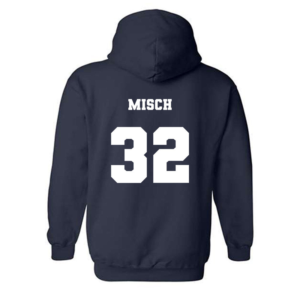 Xavier - NCAA Baseball : Connor Misch - Generic Shersey Hooded Sweatshirt-1