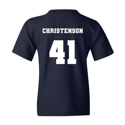 Xavier - NCAA Baseball : Carter Christenson - Generic Shersey Youth T-Shirt-1
