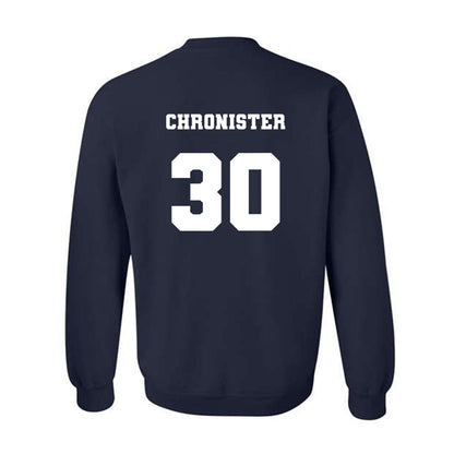 Xavier - NCAA Baseball : Ashton Chronister - Crewneck Sweatshirt Classic Shersey