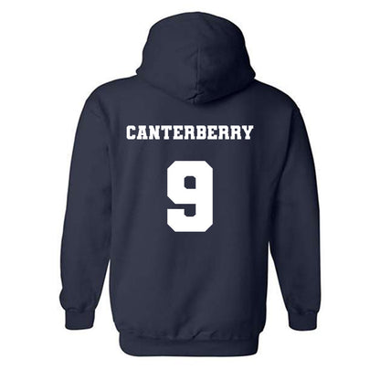 Xavier - NCAA Baseball : Donavan Canterberry - Generic Shersey Hooded Sweatshirt-1