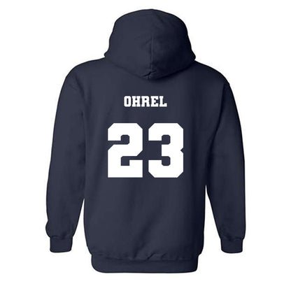 Xavier - NCAA Women's Lacrosse : Riley Ohrel - Generic Shersey Hooded Sweatshirt-1