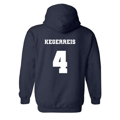 Xavier - NCAA Men's Soccer : Luke Kegerreis - Hooded Sweatshirt Classic Shersey