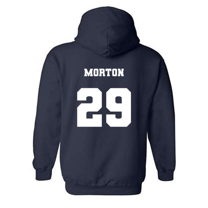 Xavier - NCAA Baseball : Mitchell Morton - Generic Shersey Hooded Sweatshirt-1