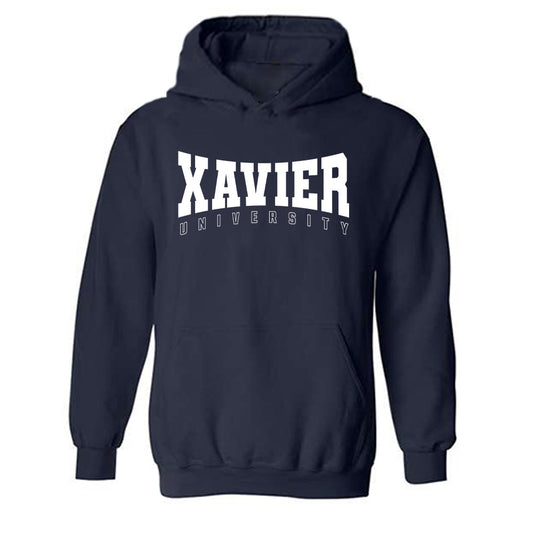 Xavier - NCAA Baseball : Sam Eppley - Generic Shersey Hooded Sweatshirt-0