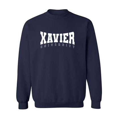 Xavier - NCAA Baseball : Peter Johnson - Generic Shersey Crewneck Sweatshirt-0