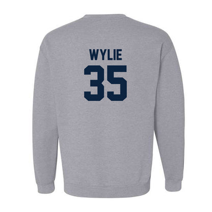 Xavier - NCAA Baseball : Jon Wylie - Classic Shersey Crewneck Sweatshirt-1