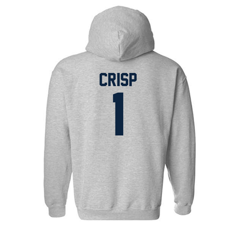 Xavier - NCAA Baseball : JD Crisp - Classic Shersey Hooded Sweatshirt-1