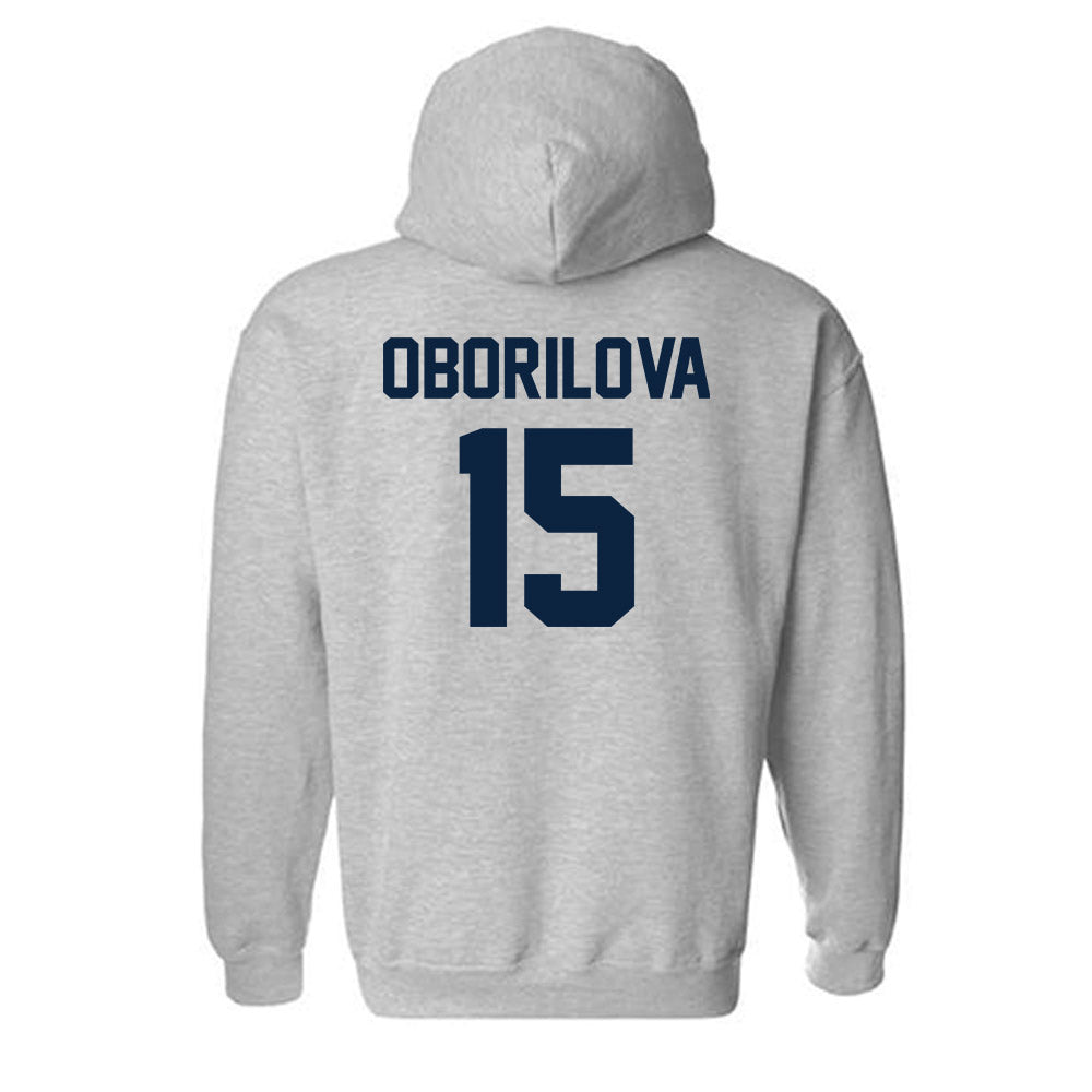 Xavier - NCAA Women's Basketball : Petra Oborilova - Classic Shersey Hooded Sweatshirt-1