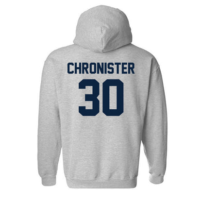 Xavier - NCAA Baseball : Ashton Chronister - Classic Shersey Hooded Sweatshirt