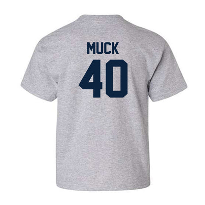 Xavier - NCAA Baseball : Karter Muck - Classic Shersey Youth T-Shirt-1