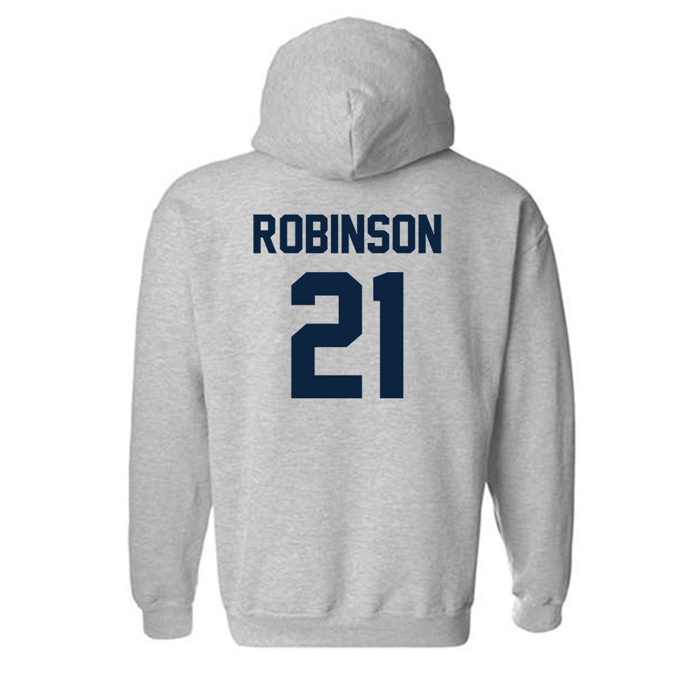 Xavier - NCAA Men's Basketball : Anthony Robinson - Classic Shersey Hooded Sweatshirt-1