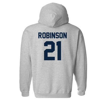 Xavier - NCAA Men's Basketball : Anthony Robinson - Classic Shersey Hooded Sweatshirt-1