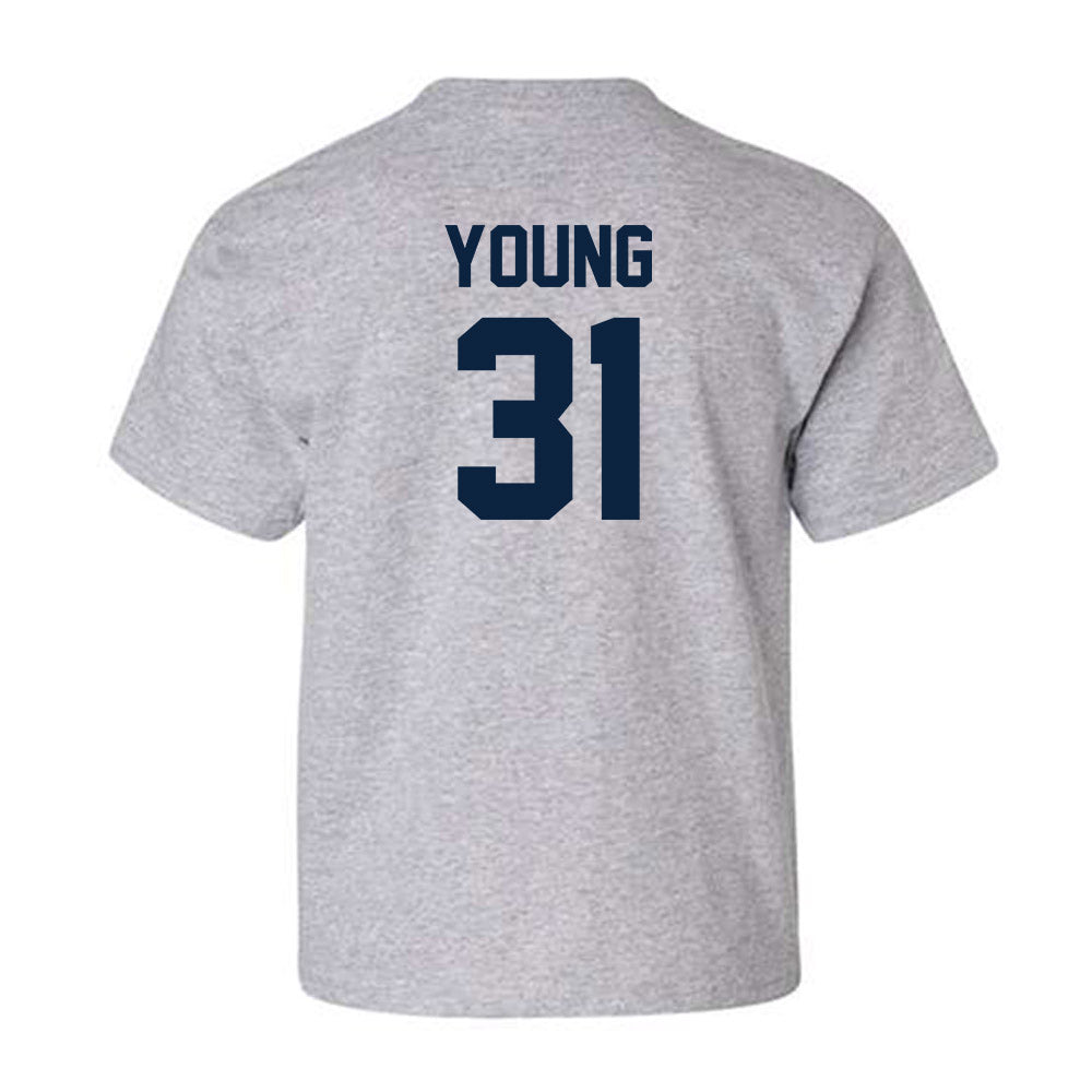 Xavier - NCAA Baseball : Joey Young - Classic Shersey Youth T-Shirt-1
