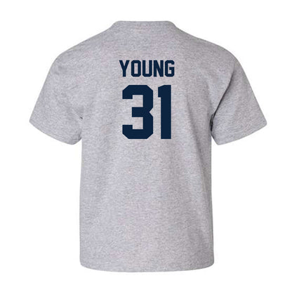 Xavier - NCAA Baseball : Joey Young - Classic Shersey Youth T-Shirt-1