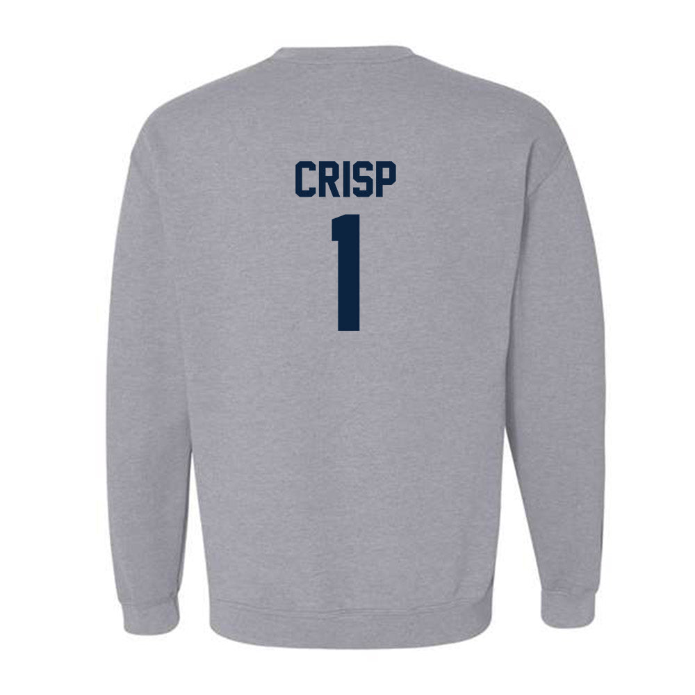 Xavier - NCAA Baseball : JD Crisp - Classic Shersey Crewneck Sweatshirt-1