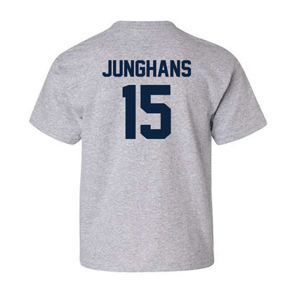 Xavier - NCAA Baseball : Alex Junghans - Classic Shersey Youth T-Shirt-1